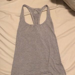 Gapfit Gray and White Striped Tank
